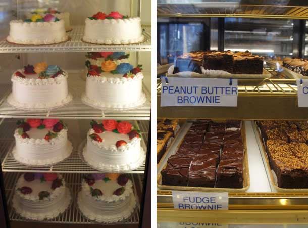 Mike's Pastry : Cakes and brownies