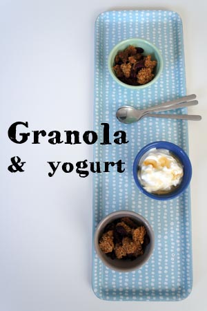 Granola & Yogurt - La tartine gourmande
