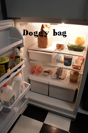 Doggy Bag in my fridge