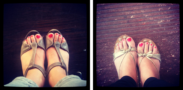 Sandalettes d'été !