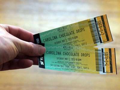 Tickets Carolina Chocolate Drops