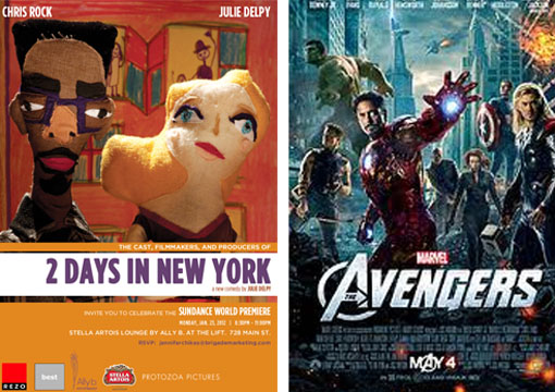 Film - Posters Avengers & 2 days in New York