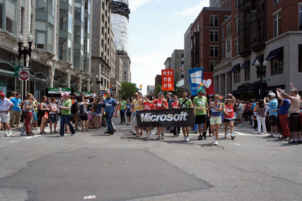 Microsoft at Boston Gay Pride