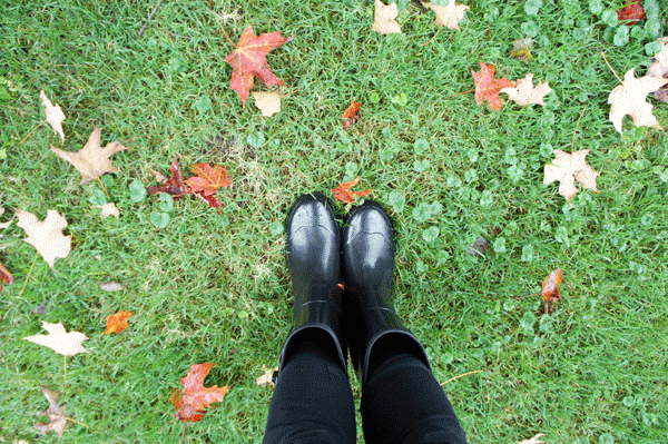 Les bottes en caoutchouc