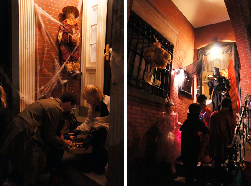 Trick or treat, Halloween, Beacon Hill, Boston