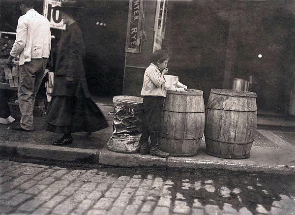 Dirty Old Boston - Is this kid smoking in 1909 Boston