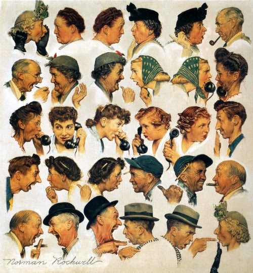 Gossips Norman Rockwell