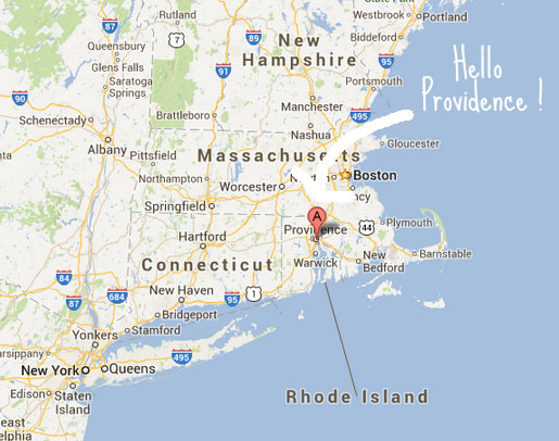 Providence, Rhode Island - carte
