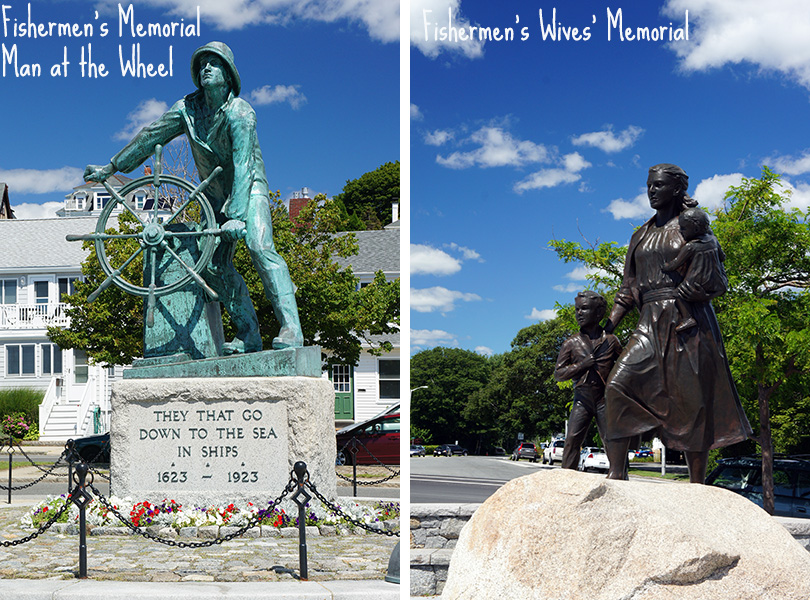Statue mémorial des pêcheurs à Gloucester, MA