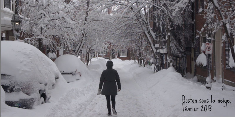 Boston sous la neige