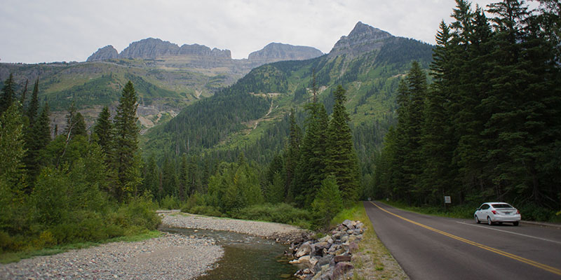 Going to the sun road - Glacier National Park