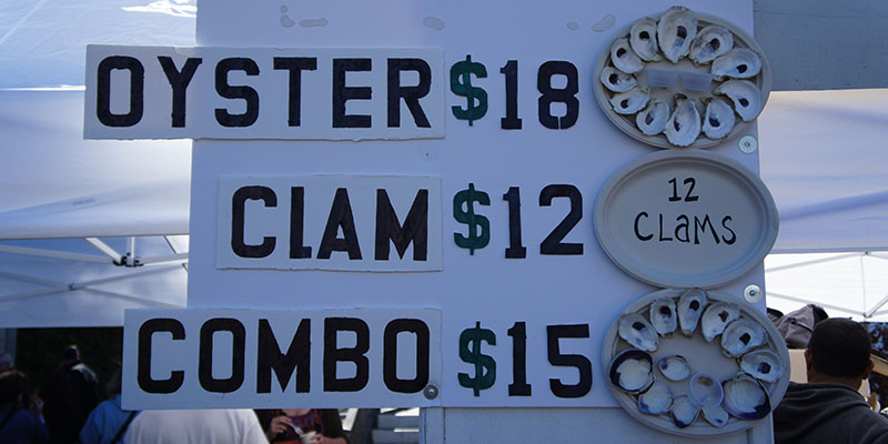 Oyster, Clam and Combo - Oyster Fest WellFleet