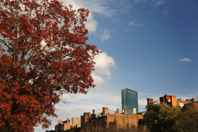 L'automne à Boston - l'été indien - Hancock Tower 1