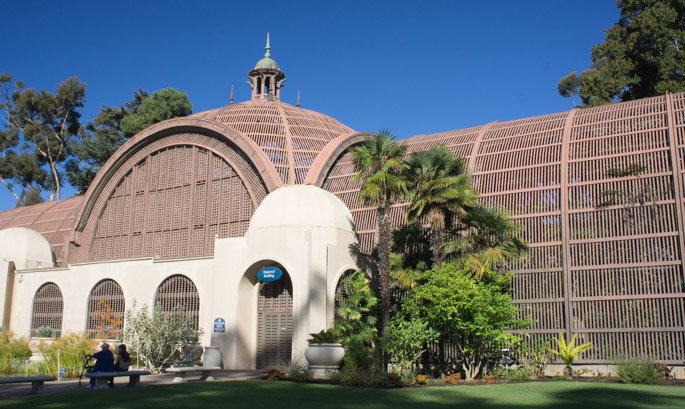 Jardin botanique, Balboa Park, San Diego, Californie