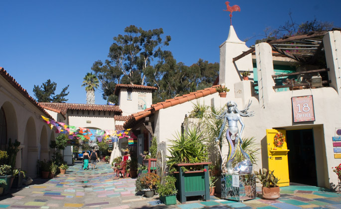 Village d'artistes à Balboa Park, San Diego