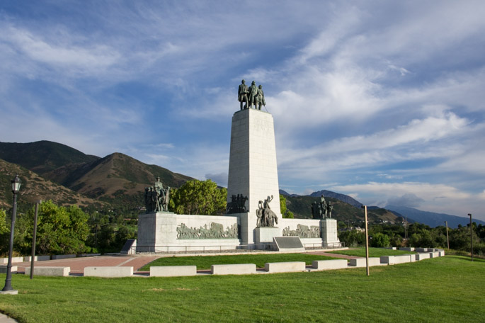 Le monument des mormons Salt Lake CIty