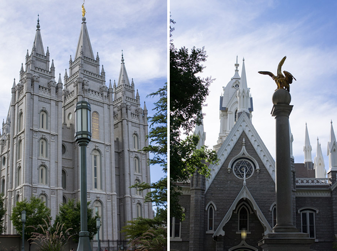 Salt Lake City le temple des mormons