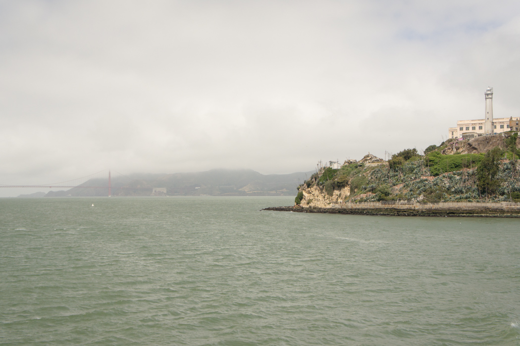 Alcatraz et le Golden gate Bridge - San francisco