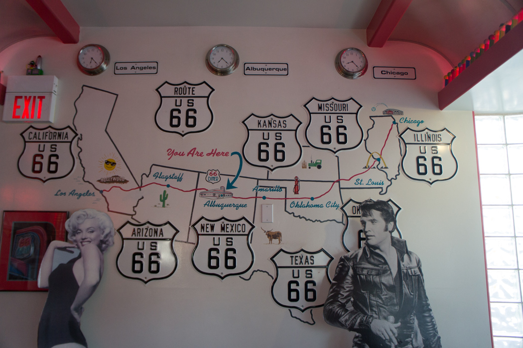 Carte de la Route 66
