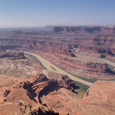 Canyonlands National Park vue sur les deux rivières Moab Utah