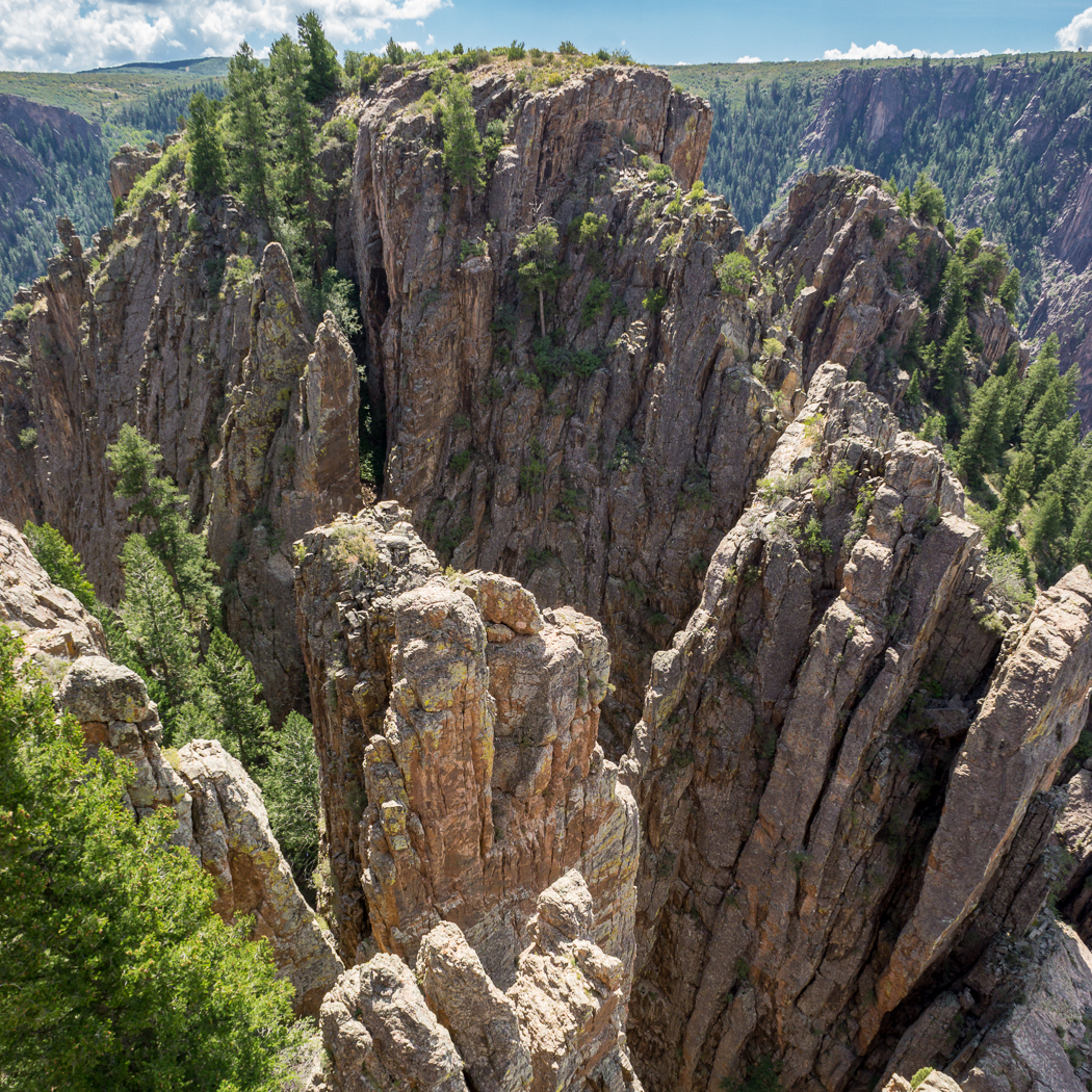 Black Canyon of the Gunnison - National Park - Colorado - road trip Etats-Unis - Vue