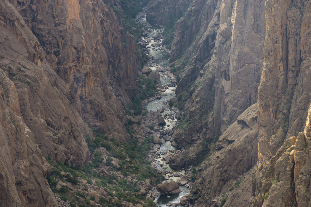Black Canyon of the Gunnison - National Park - Colorado - road trip Etats-Unis - la rivière Gunnison