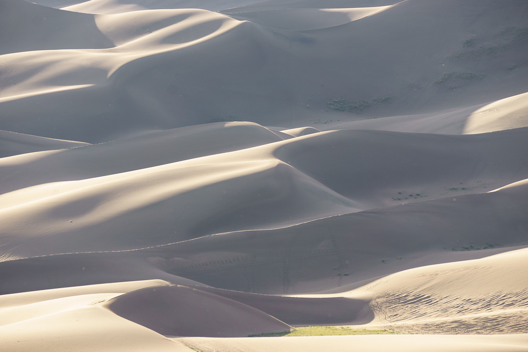Tout doux les dunes de Great Sand Dunes - Colorado