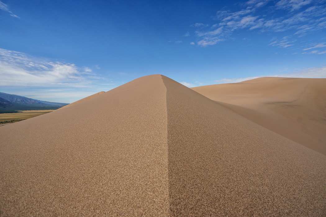 Great Sand Dunes la crête