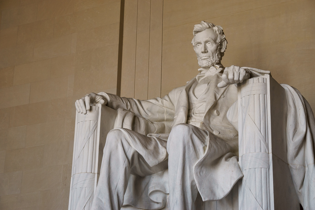 washington dc statue géante de Lincoln