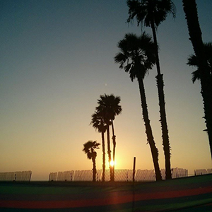 sunset dans un transat Los Angeles - www.maathiildee.com
