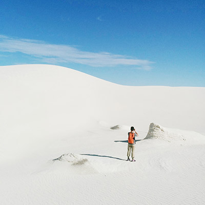 Les dunes blanches du nouveau mexique