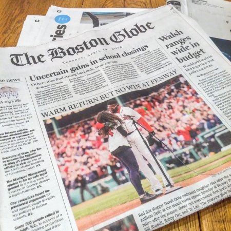 Vivre a boston Boston Globe saison Red Sox