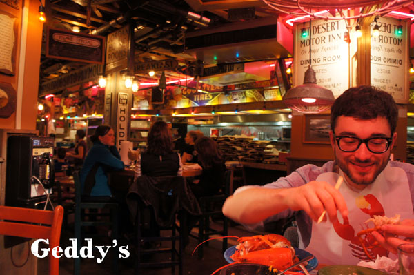 Lobster at Geddy's - Bar Harbour, Maine