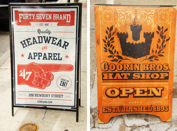 Signs / Newbury St Signs / Newbury St