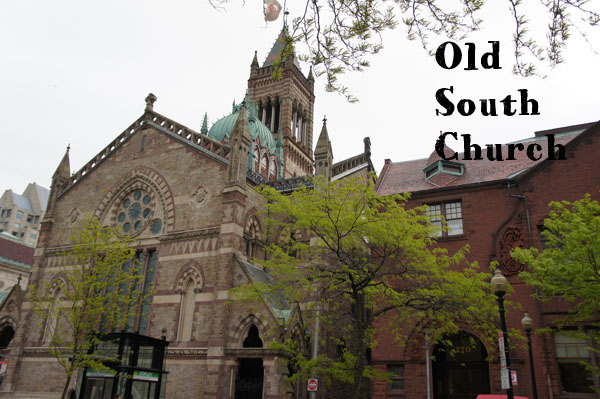 Old South Church - Copley Old South Church - Copley