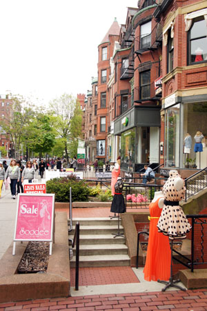 Shopping in Newbury St