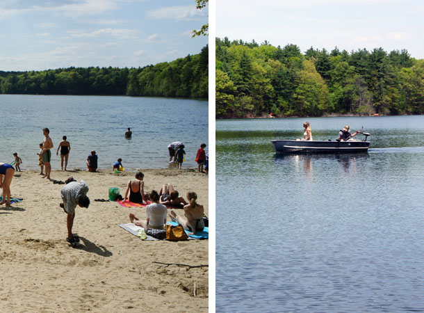 Walden pond les joies nautiques