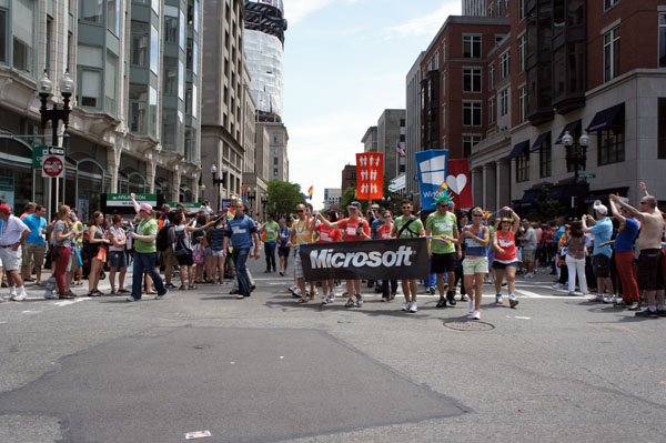 Microsoft at Boston Gay Pride Microsoft at Boston Gay Pride