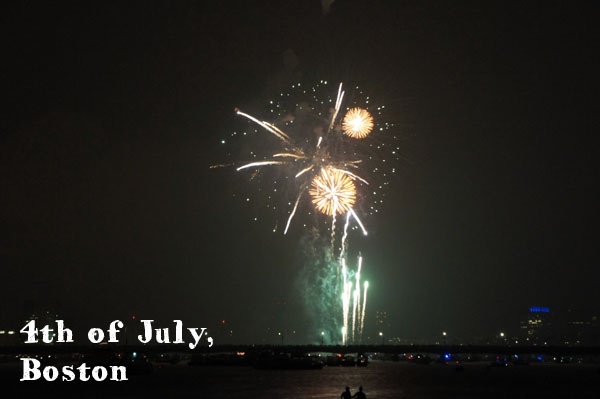 Fireworks à Boston