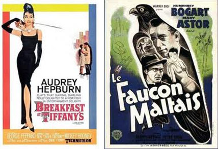 Vintage poster - Le Faucon Maltais - Breakfast at Tiffany's