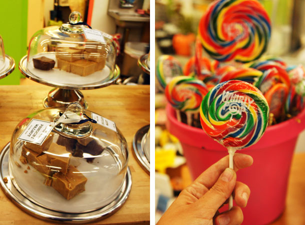 Fudge and Whirly pops - Shelburne Falls