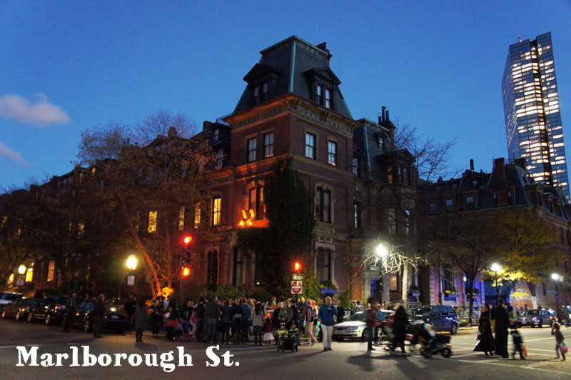 Halloween on Back Bay, Boston