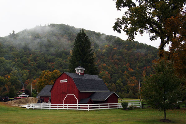 A barn along the Mohawk Trail - Massachusetts