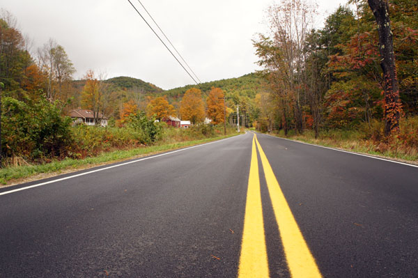 Sur la route du Vermont