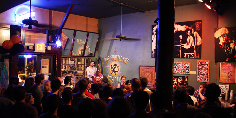 The Spotted Cat, Frenchmen Street, New Orleans The Spotted Cat, Frenchmen Street, New Orleans