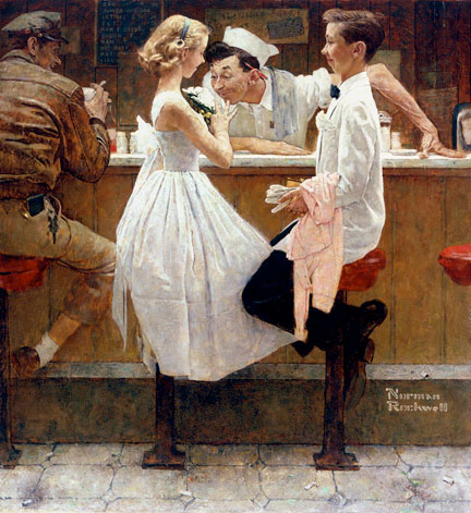 Restaurant - Norman Rockwell