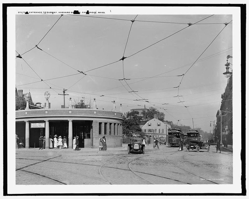 Dirty Old Boston - Harvard Square in the 1915 era