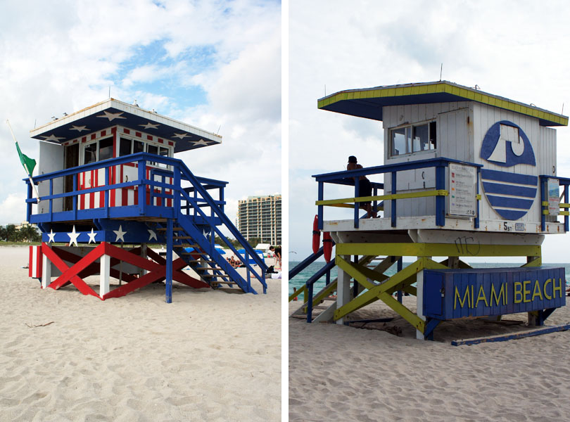 Miami Beach Florida - Lifeguard huts