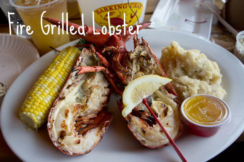 Grilled Lobster Barking Crab Boston