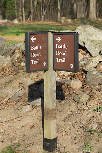 The battle trail, Minuteman historical Park Concord